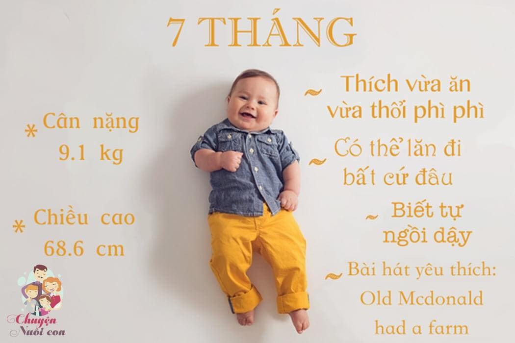 Ba mẹ theo dõi sự phát triển của trẻ sơ sinh qua từng tháng (0 – 12 tháng tuổi) nha 😍
