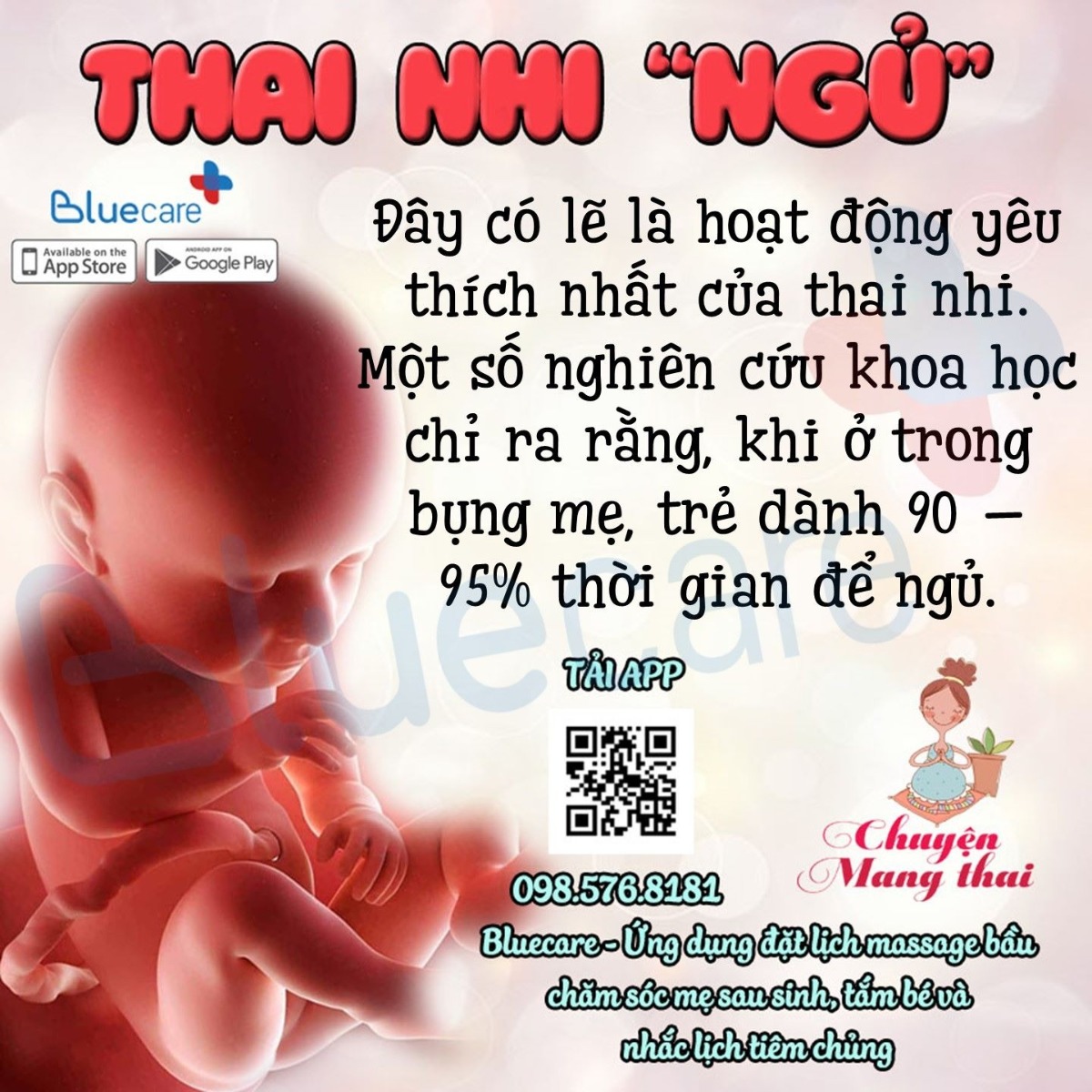 Trong bụng mẹ chúng tớ cũng bận phết đấy 😂