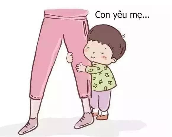 Bộ tranh: Mẹ luôn nghĩ mình yêu con nhất, nhưng bé còn yêu mẹ nhiều hơn thế ❤️