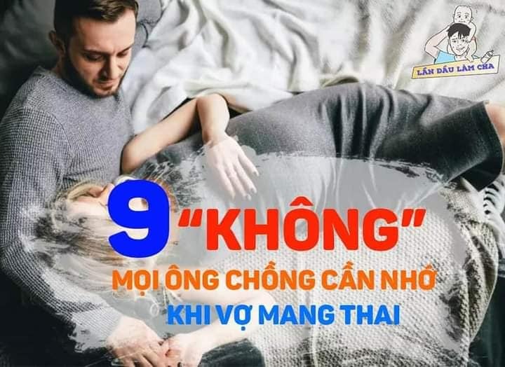 9 KHÔNG mọi ông chồng cần nhớ KHI VỢ MANG THAI