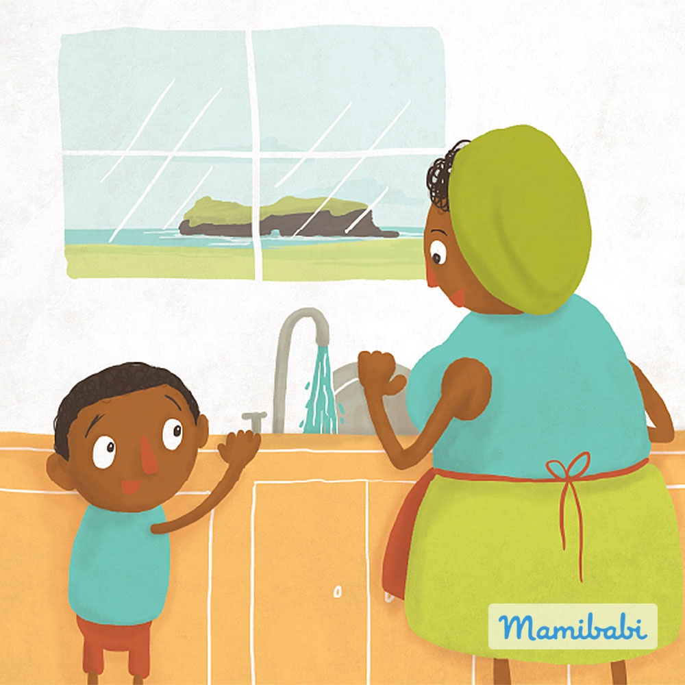 Truyện Ehon - Truyện tranh thai giáo: Sao lại có hố ở trên tường nhỉ?