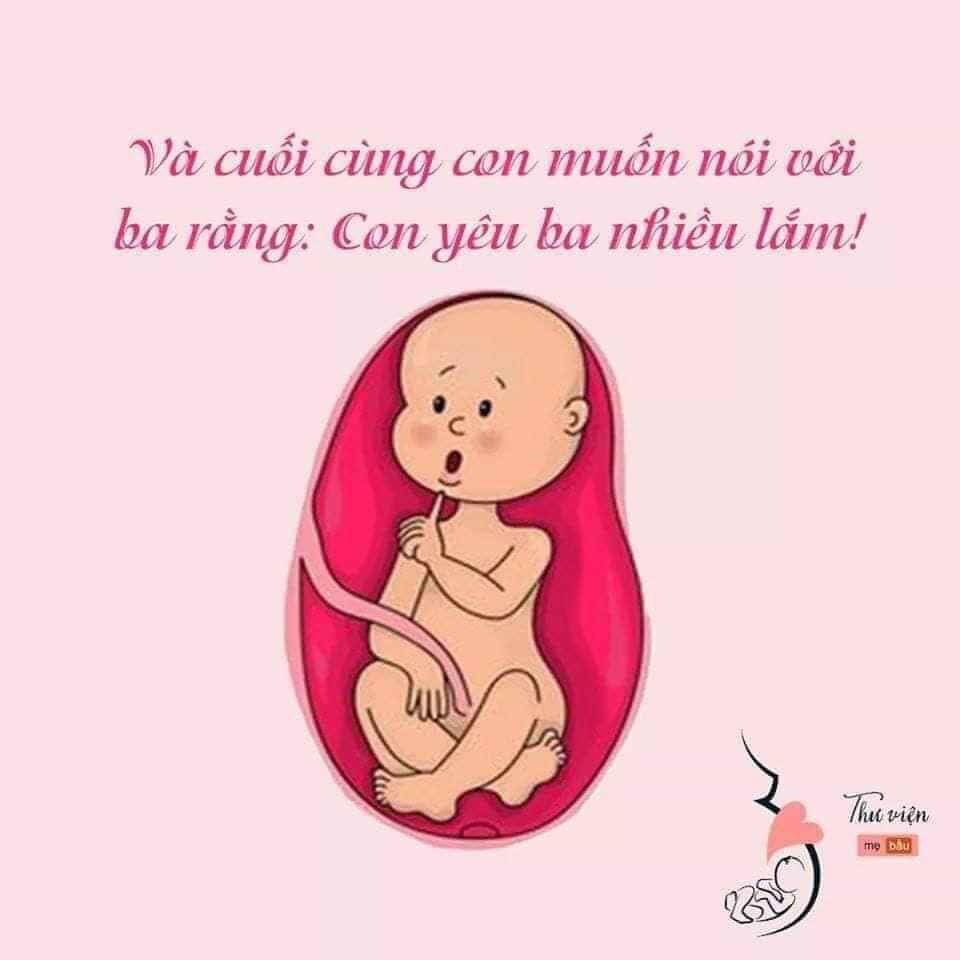 Ba ơi, cục cưng có điều muốn nói với ba nè
Gửi cho ba chúng nó đi các mẹ ơi!!!