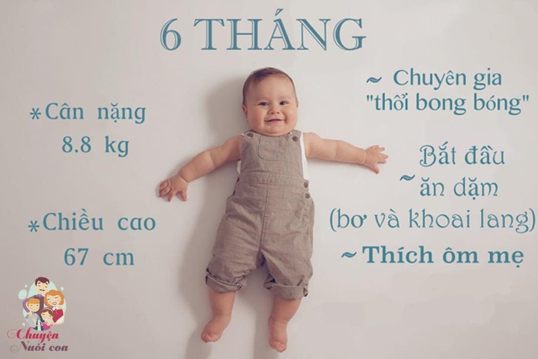 Ba mẹ theo dõi sự phát triển của trẻ sơ sinh qua từng tháng (0 – 12 tháng tuổi) nha 😍