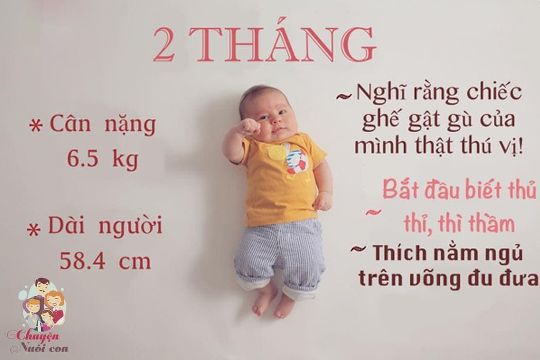 Ba mẹ theo dõi sự phát triển của trẻ sơ sinh qua từng tháng (0 – 12 tháng tuổi) nha 😍