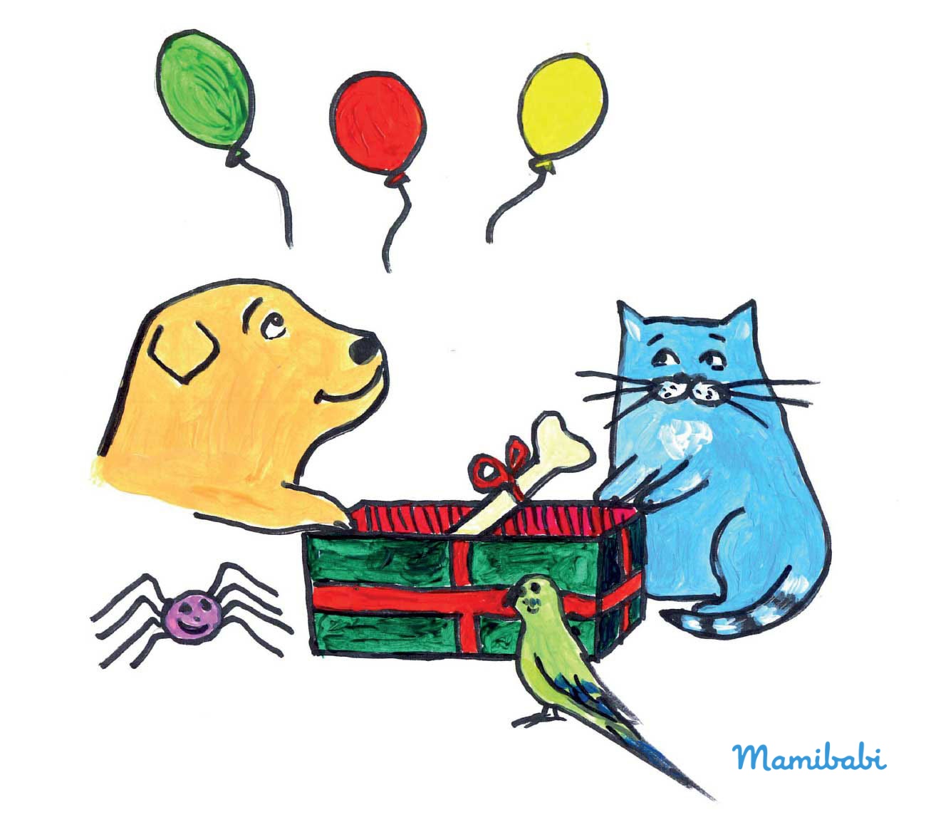 Truyện Ehon - Truyện tranh thai giáo: Mèo Jimmy và sinh nhật Bobik