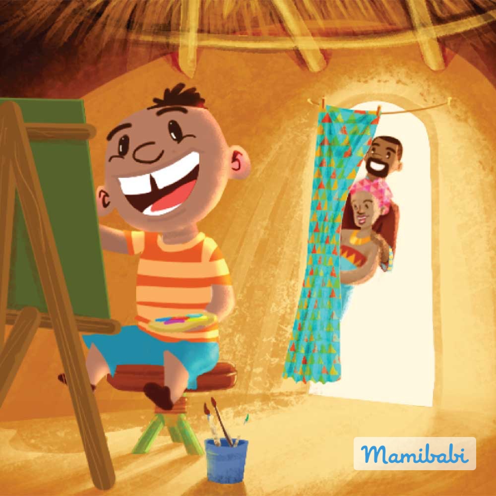 Truyện Ehon - Truyện tranh thai giáo: Món quà của Mogau