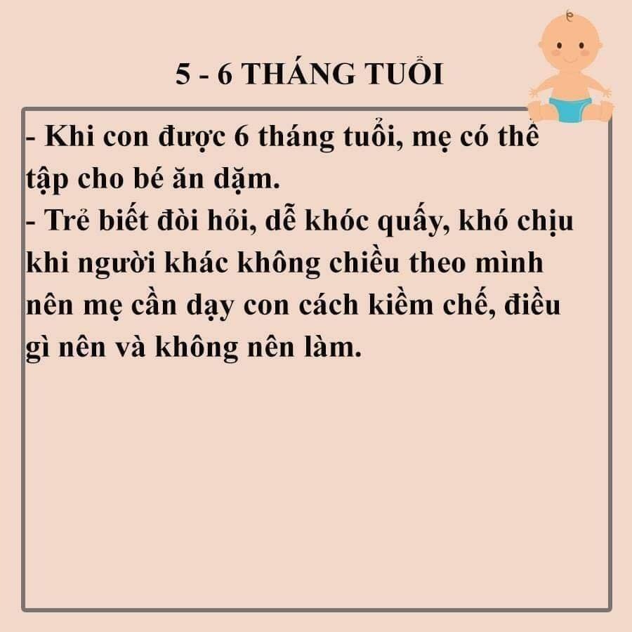 Cẩm nang chăm sóc trẻ sơ sinh từ 0 - 12 tháng. 
Mẹ nhất định phải lưu lại nhé ❤