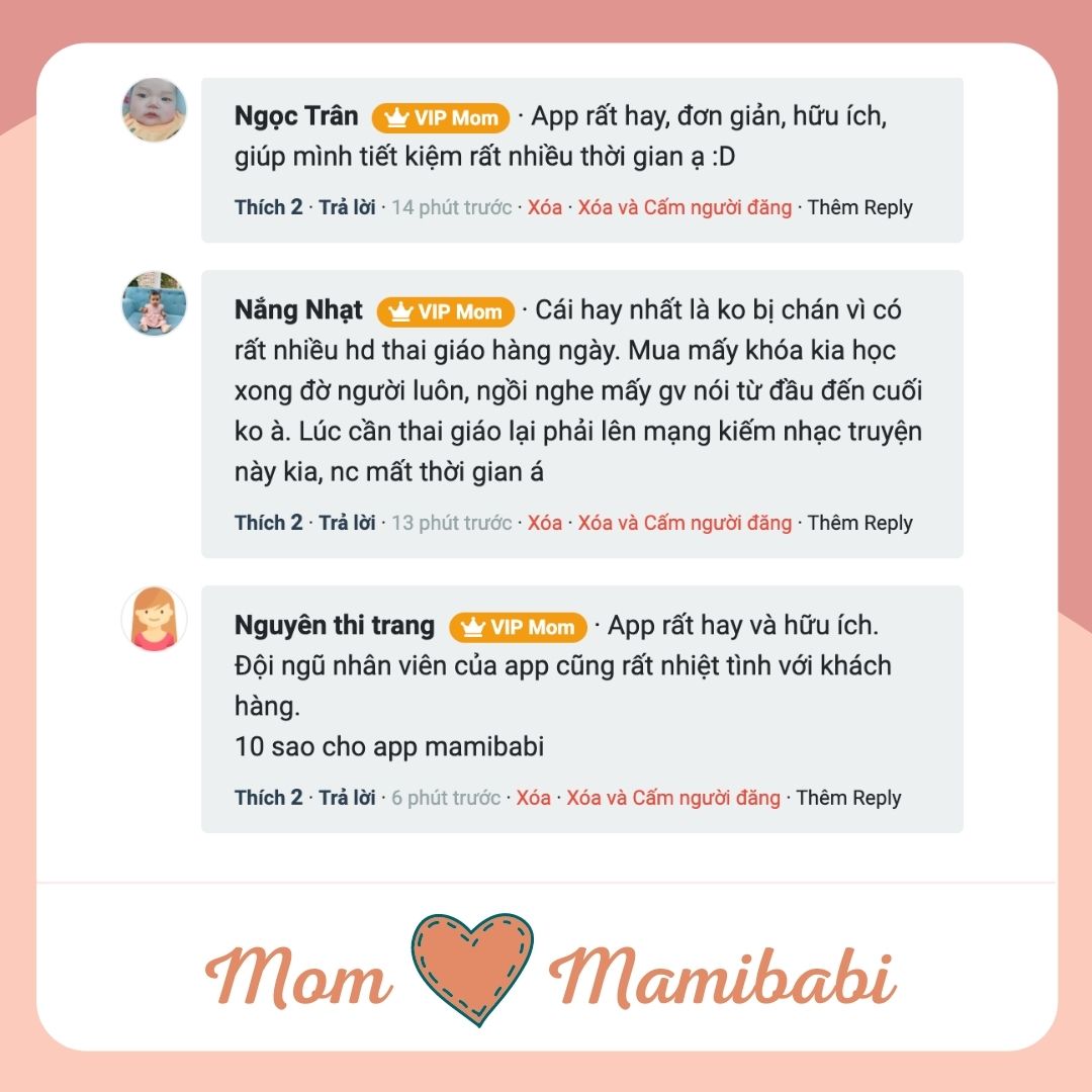 Một trong những động lực đi làm của cả team hàng ngày đây ạ 😍😍

Được giúp các mẹ một tay trong việc mang thai, nuôi con, dạy con thực sự là niềm vui lớn lao mà các ad đã coi nó là sứ mệnh của mình rồi các mom ạ!