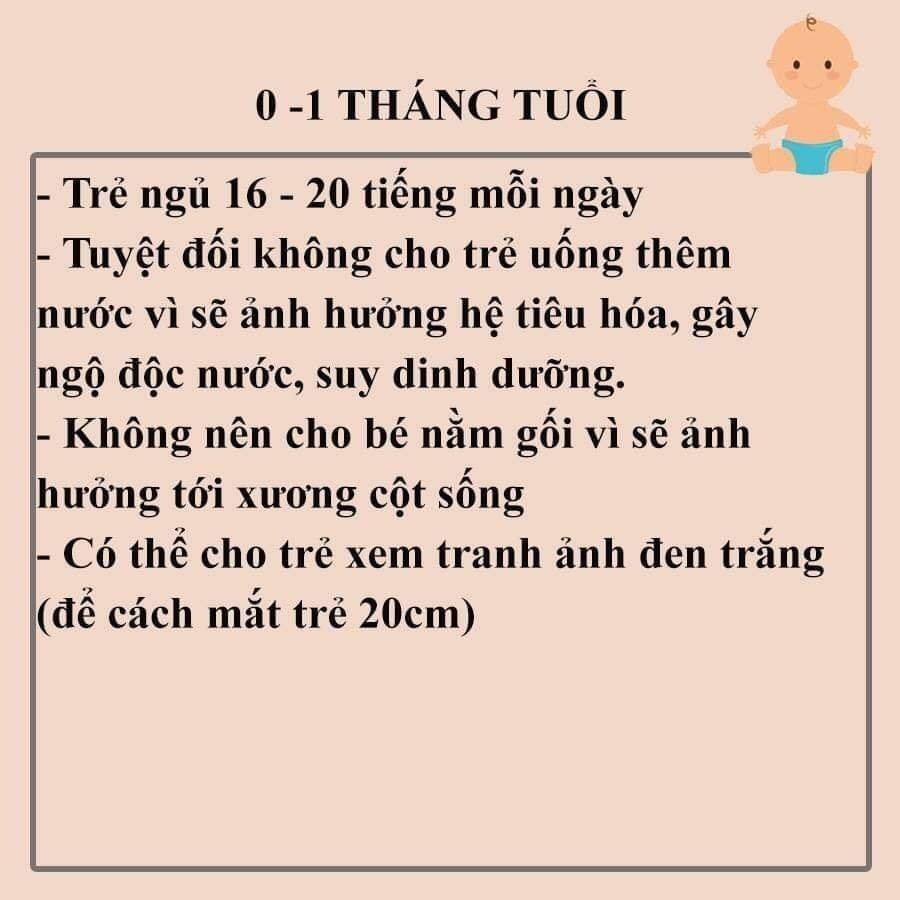 Cẩm nang chăm sóc trẻ sơ sinh từ 0 - 12 tháng. 
Mẹ nhất định phải lưu lại nhé ❤