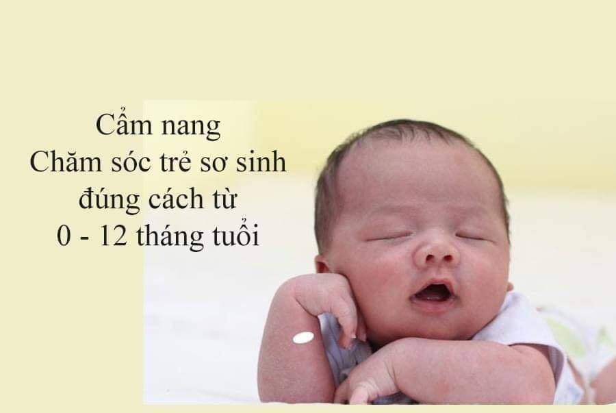 Cẩm nang chăm sóc trẻ sơ sinh từ 0 - 12 tháng. 
Mẹ nhất định phải lưu lại nhé ❤