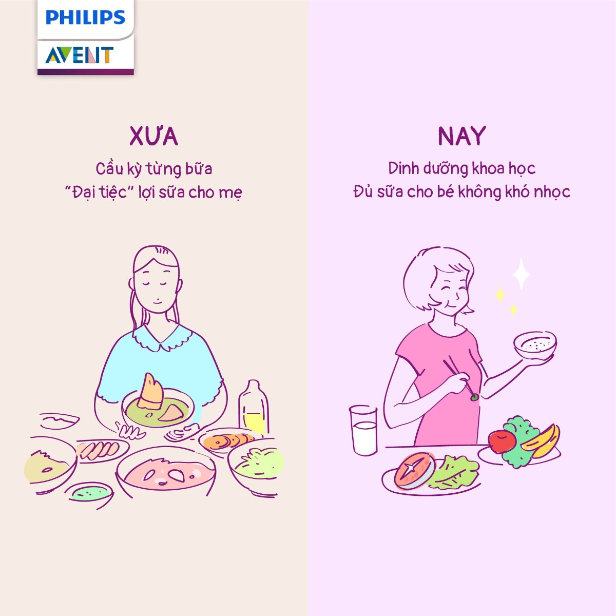 CHUYỆN HAY LÀM MẸ: THỜI XƯA THỜI NAY

Ngày xưa khó nhọc chăm con 
Ngày nay ..cũng thế, nhưng còn thảnh thơi! Nhờ đâu ấy nhỉ?🤱

Làm mẹ mỗi thời mỗi khác, bí quyết chăm con ngày càng đổi mới. Nhân Ngày Phụ Nữ Việt Nam 20/10, hãy cùng điểm lại những khác biệt thú vị về cách chăm con thời Xưa - Nay các mẹ nhé
