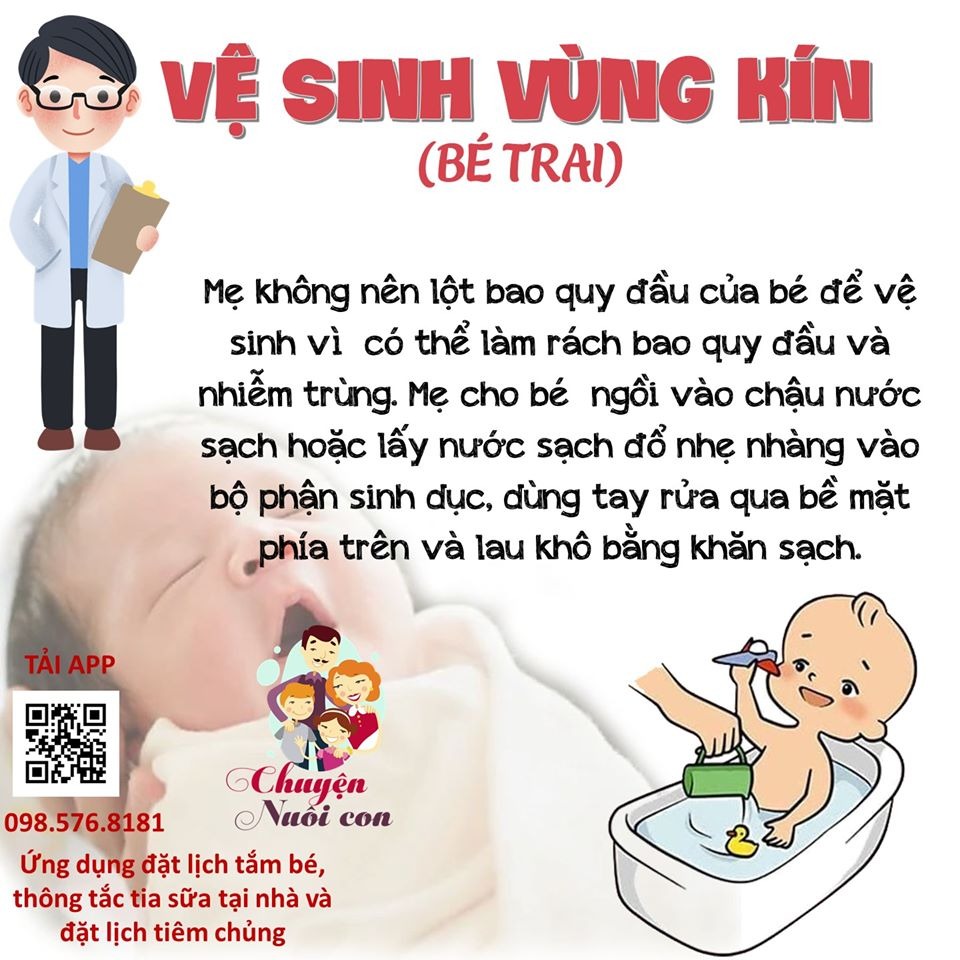 CÁCH VỆ SINH ĐÚNG NHẤT CHO BÉ 👶🏻