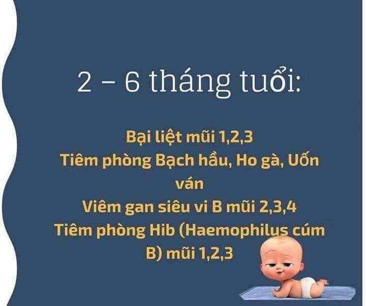 CÁC MŨI TIÊM BẢO VỆ BÉ CẢ ĐỜI
Các mẹ có con nhỏ lưu lại nhé ❤