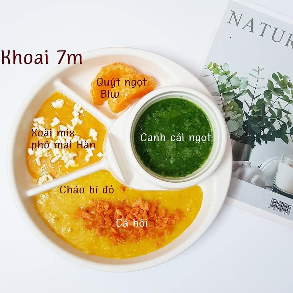 Hành trình ADKN kết hợp BLW.

Sang tháng thứ 7 mẹ cho ăn kết hợp chút xíu BLW nhưng em vẫn ăn ngon lành. Rau củ quả, thịt cá em đều ăn hết không chê món nào.

Chiều tối nào cũng ăn bánh mẹ làm nên kỹ năng ăn thô tốt hơn nhiều rồi. Biết cắn miếng nhỏ và nhai kỹ. Gặp hôm nào mẹ lười đi chợ thì nhà có gì ăn nấy. Có khi khát với lấy cả trà của mẹ ra uống luôn. 

Bước sang tháng thứ 8 mẹ cũng khá stress vì chịu nhiều ý kiến nhau. Nhưng mà mẹ biết làm thế nào để tốt nhất cho em. Tất nhiên mẹ sẽ không so sánh em với bất cứ em bé nào để tự tạo áp lực. 

Mẹ lưu lại đây những bữa ăn của Khoai để sau này Khoai biết đã hoàn thành cơm mẹ nấu như thế nào nhé .🙌

St: mẹ Khoai