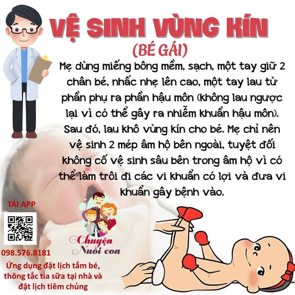 CÁCH VỆ SINH ĐÚNG NHẤT CHO BÉ 👶🏻