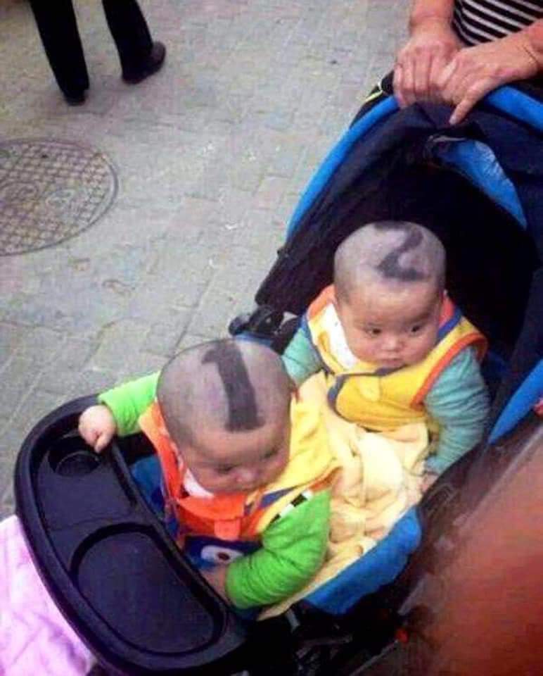Khi sinh đôi là phải như này :))