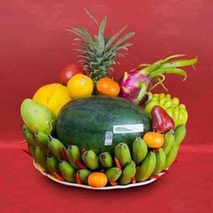 Lưu lại Tết bày mâm ngũ quả nhée cả nhàa🍎🍐🍊🍋🍓🍇🍉🥭🍑🍒🥝