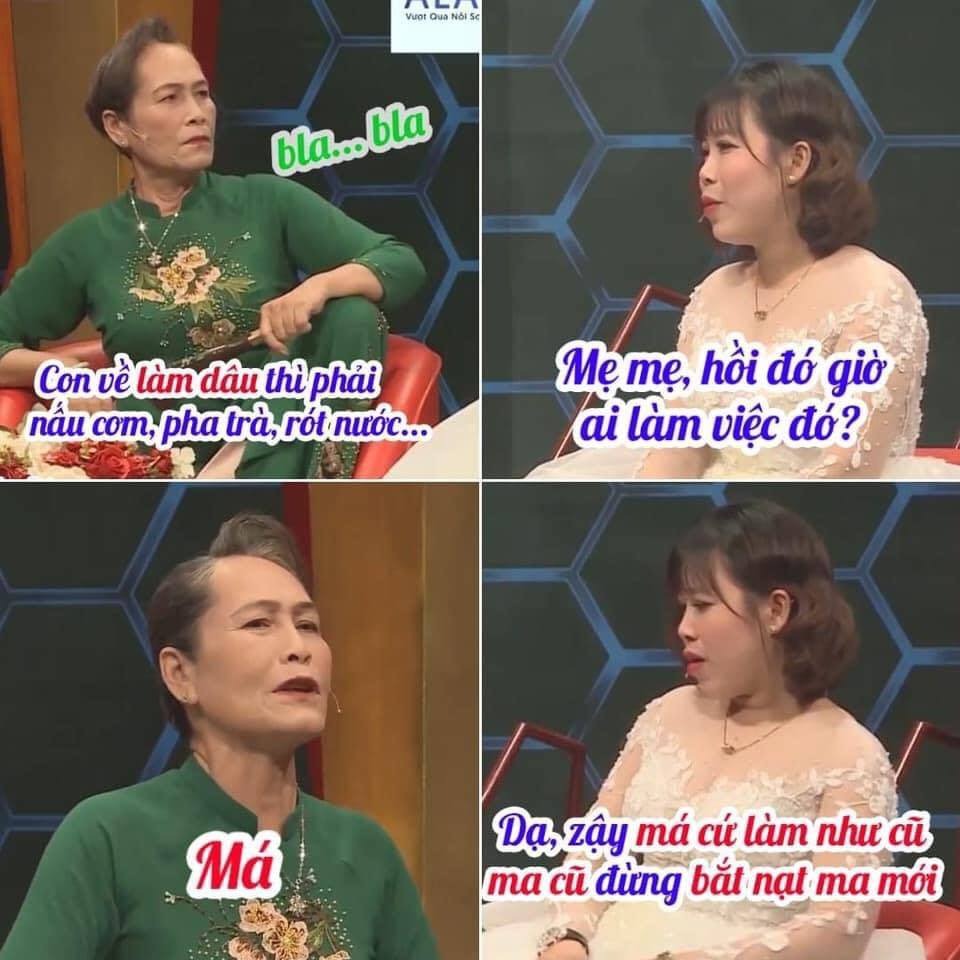 Má đừng có vậy mà =))
Cre: Mẹ Chồng Nàng Dâu