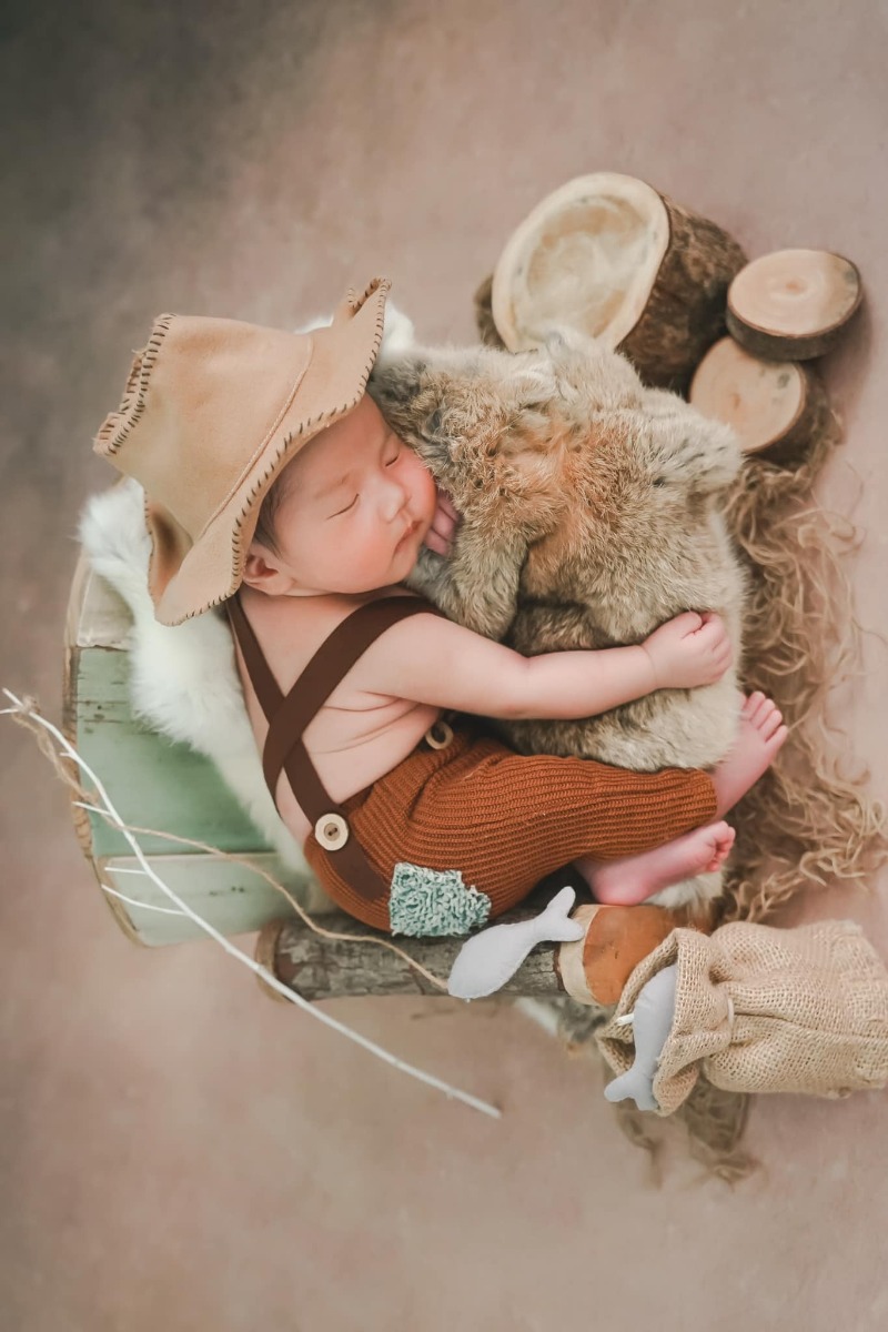 Chú bụng phệ đi câu cá! Ngắm ảnh các em bé đáng yêu và nghĩ về những điều tốt đẹp nhất cho con mình cũng chính là một phương pháp thai giáo đó các mẹ nhé