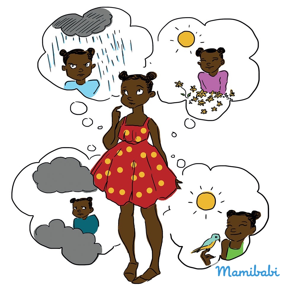 Truyện Ehon - Truyện tranh thai giáo: Thời tiết bên trong mình