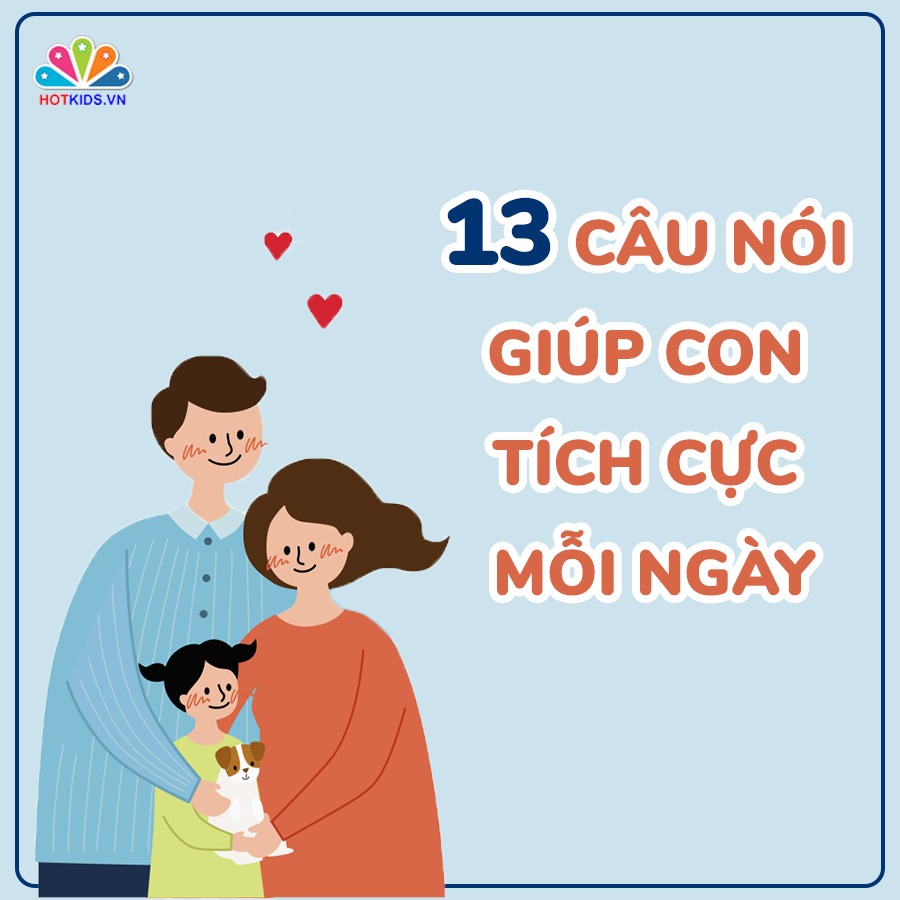 13 CÂU NÓI GIÚP CON TÍCH CỰC MỖI NGÀY ❣

Gửi những ông bố, bà mẹ!

🙆‍♂🙆‍♀Chúng ta chính là người ảnh hưởng lớn nhất đến cuộc sống của con mình. Những gì ba mẹ nói với con hàng ngày sẽ có một tác động rất lớn vào sự phát triển của con. Nếu muốn con là một đứa trẻ luôn suy nghĩ tích cực, nói điều tích cực, hãy gieo những lời nói tích cực cho con nhé!

👉13 câu nói dưới đây sẽ là những điều mà chúng ta NÊN nói với con hàng ngày để con có động lực mỗi ngày trong cuộc sống. Hãy nuôi dưỡng những đứa trẻ tích cực và lan tỏa điều tích cực này tới mọi người ba mẹ nhé!