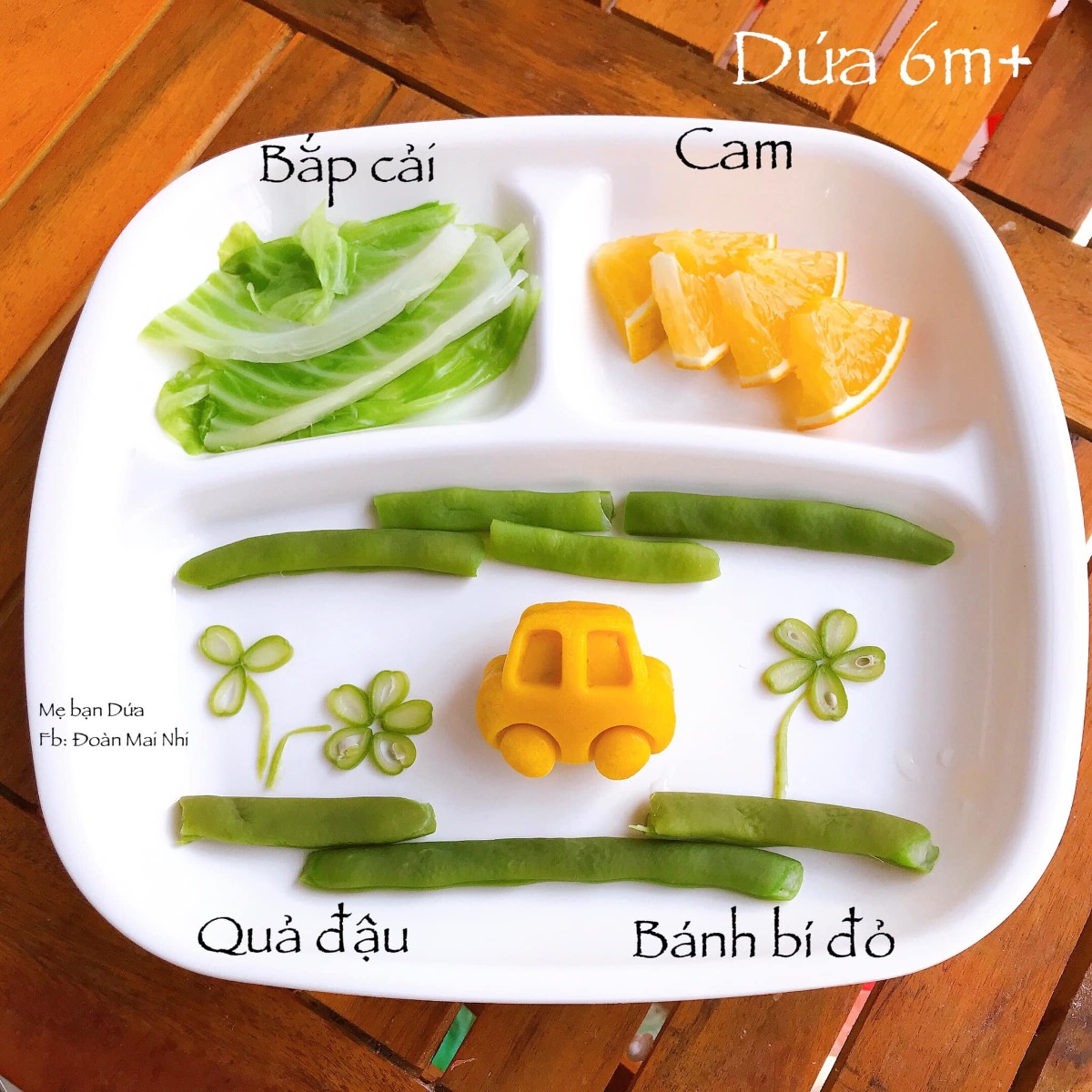 Chào các mom. Lại là mình đây 😂

Chia sẻ với các mom thực đơn Blw của bé 6m nhà mình.

Ngày trước mình từng nghĩ chả siểu sao cho bé 6m cầm đồ ăn cứng nthe. Hại dạ dày. Nhưng càng tìm hiểu và bắt tay vào làm càng thấy Blw là chân ái thật sự ♥️ Đồ ăn đa dạng quá trời.

Đã qua những ngày tháng ăn toàn su su vs cà rốt để tập 😂. Bà Dứa bà ấy chán. Đổi món cái lại hợp tác luôn. Thế là mẹ đc dịp bày vẽ chút.
Hôm nào con ăn gì bố mẹ ăn nấy theo.

Hôm nào mẹ rảnh thì mẹ làm bánh với bày vẽ tí. Không thì cứ auto hấp vào nồi cơm điện 😂

Bé nhà mình hiện đang theo E234 và ăn 1 bữa chính sau khi ngủ nap1 dậy 1h.