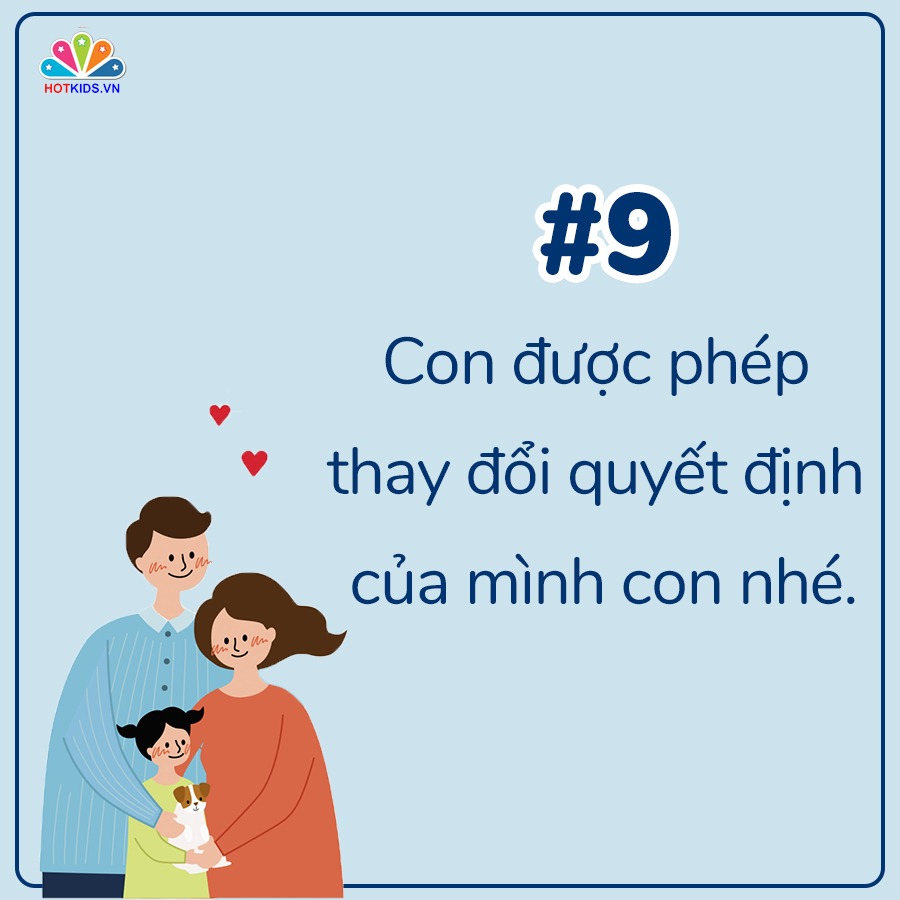 13 CÂU NÓI GIÚP CON TÍCH CỰC MỖI NGÀY ❣

Gửi những ông bố, bà mẹ!

🙆‍♂🙆‍♀Chúng ta chính là người ảnh hưởng lớn nhất đến cuộc sống của con mình. Những gì ba mẹ nói với con hàng ngày sẽ có một tác động rất lớn vào sự phát triển của con. Nếu muốn con là một đứa trẻ luôn suy nghĩ tích cực, nói điều tích cực, hãy gieo những lời nói tích cực cho con nhé!

👉13 câu nói dưới đây sẽ là những điều mà chúng ta NÊN nói với con hàng ngày để con có động lực mỗi ngày trong cuộc sống. Hãy nuôi dưỡng những đứa trẻ tích cực và lan tỏa điều tích cực này tới mọi người ba mẹ nhé!