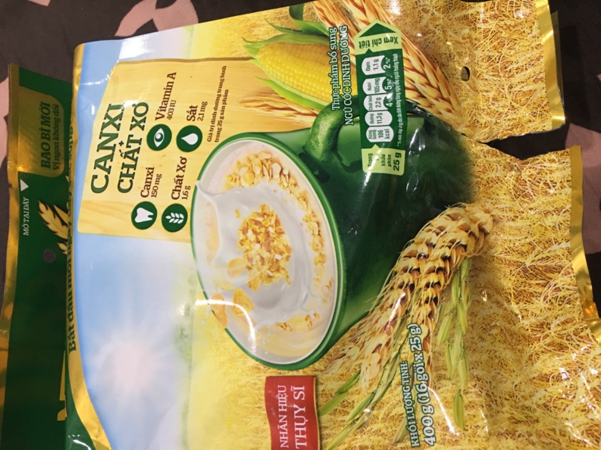 Cho e hỏi Ck e vừa mua bị ngũ cốc này. E đọc có thể có thành phần đậu nành. E có thai 8 tuần uống Đc k các mồm
