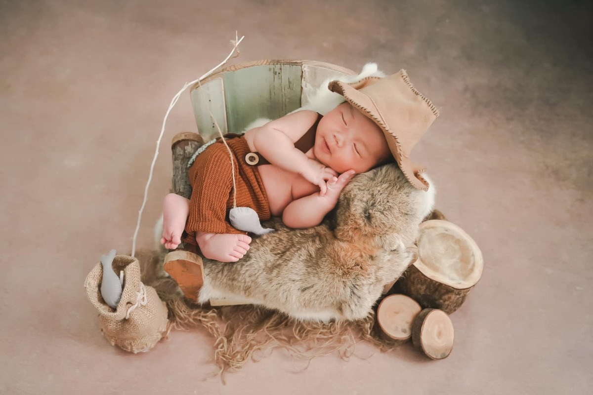 Chú bụng phệ đi câu cá! Ngắm ảnh các em bé đáng yêu và nghĩ về những điều tốt đẹp nhất cho con mình cũng chính là một phương pháp thai giáo đó các mẹ nhé