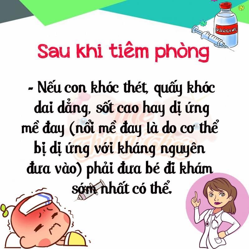 [TRẺ BỊ ĐAU SỐT SAU KHI TIÊM PHÒNG, MẸ PHẢI LÀM SAO? 😥]

Đây chắc chắn là thắc mắc của rất nhiều mẹ bỉm sữa khi thấy con quấy khóc đau sốt sau khi tiêm phòng. Hãy đọc ngay để chăm sóc bé đúng cách nhé!
