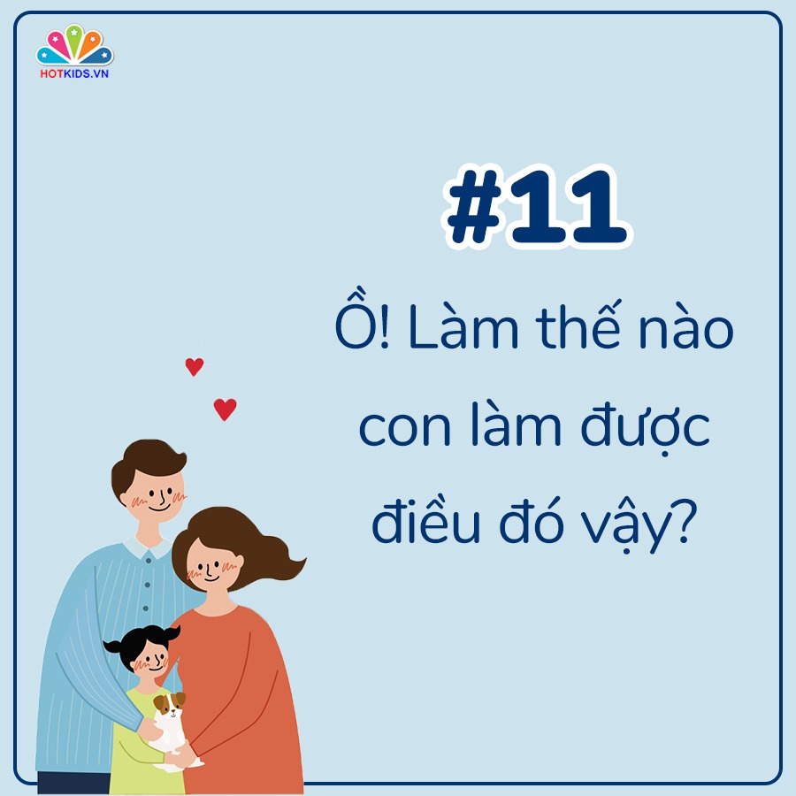 13 CÂU NÓI GIÚP CON TÍCH CỰC MỖI NGÀY ❣

Gửi những ông bố, bà mẹ!

🙆‍♂🙆‍♀Chúng ta chính là người ảnh hưởng lớn nhất đến cuộc sống của con mình. Những gì ba mẹ nói với con hàng ngày sẽ có một tác động rất lớn vào sự phát triển của con. Nếu muốn con là một đứa trẻ luôn suy nghĩ tích cực, nói điều tích cực, hãy gieo những lời nói tích cực cho con nhé!

👉13 câu nói dưới đây sẽ là những điều mà chúng ta NÊN nói với con hàng ngày để con có động lực mỗi ngày trong cuộc sống. Hãy nuôi dưỡng những đứa trẻ tích cực và lan tỏa điều tích cực này tới mọi người ba mẹ nhé!