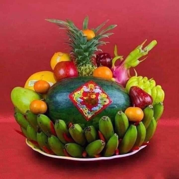 Lưu lại Tết bày mâm ngũ quả nhée cả nhàa🍎🍐🍊🍋🍓🍇🍉🥭🍑🍒🥝