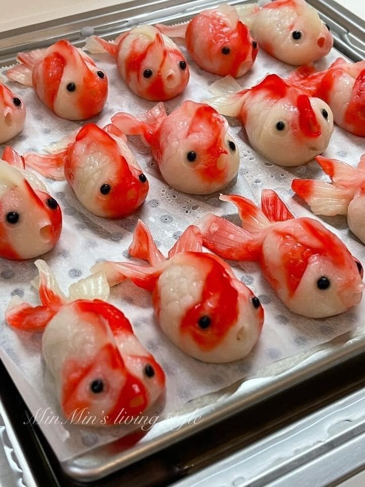 Mẹ nào thích nấu ăn ko ạ
Há cảo cá vàng cute hong nỡ ăn luôn ý 🥺