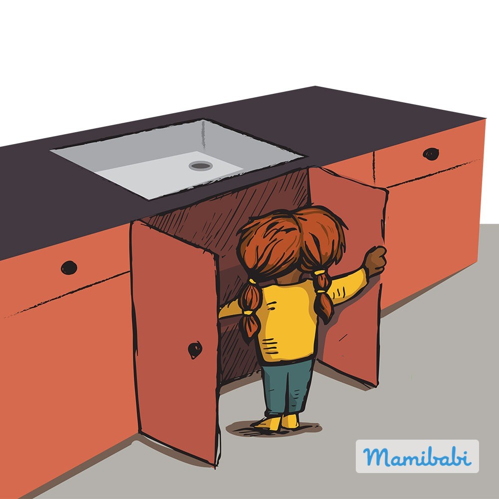 Truyện Ehon - Truyện tranh thai giáo: Chị Thabi đâu rồi nhỉ?