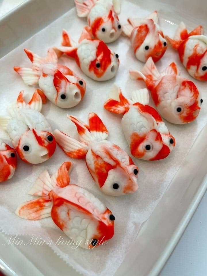 Mẹ nào thích nấu ăn ko ạ
Há cảo cá vàng cute hong nỡ ăn luôn ý 🥺