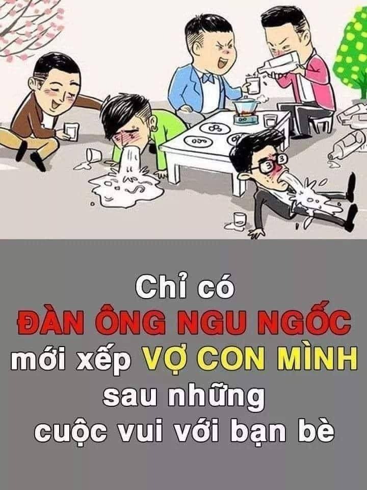 Lần 1
Ck: Anh đi chơi với bạn nha
Vk: Muộn rồi sao anh còn chưa về
Anh đâu rồi, sao giờ này còn chưa về
Ck: Lát anh về
Vk: Lát nữa là bao giờ
Về đi anh không tối, uống ít thôi k say đi đường
nguy hiểm, em không an tâm
Ck: Ừ anh biết rồi

........Và mãi đến gần sáng anh ta mới về, và vk anh cũng thức đến sáng luôn.

Lần 2
Ck: Anh đi nhậu nha
Vk: Ừ anh đi đi
Ck: Không hỏi anh đi với ai à
Vk: Anh đi với ai
Ck: Anh đi với bạn
Vk: Ừ , về sớm nha
Ck: Ok

.... và cũng như lần trước đến gần sáng anh ta mới về, nhưng cô vợ đã không còn thức đợi cửa như trước nữa.

Lần 3
Ck: Anh đi nhậu nha
Vk:
Ck: Vk dạo này sao vậy, sao k hỏi anh đi với ai, làm gì, bao giờ về, sao không bắt anh về sớm, rồi gào lên chửi khi anh về muộn nữa... vk khác quá

Không phải do cô vk khác đi, mà do người ck đã làm cô ấy mất hết niềm tin, cô mệt mỏi, chán nản, và bắt đầu buông xuôi, người ck đâu biết, những đêm anh rượu chè về muộn, là những đêm cô ấy sống trong nước mắt, bao nhiêu ly rượu của anh, là bấy nhiêu giọt nước mắt của cô ấy ở nhà chờ đợi anh trong tủi hờn. Đừng để phụ nữ mất niềm tin, đừng để họ cảm thấy mình không được tôn trọng, nếu không nói được những lời yêu thương, chăm sóc, thì đừng làm tổn thương nhau.