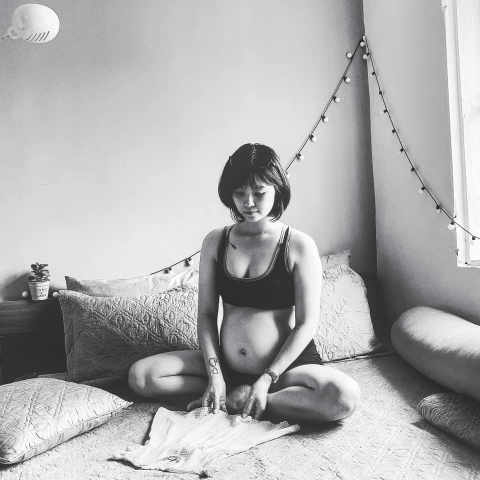 Ảnh mình tự chụp, giờ bé hơn 3 tháng r