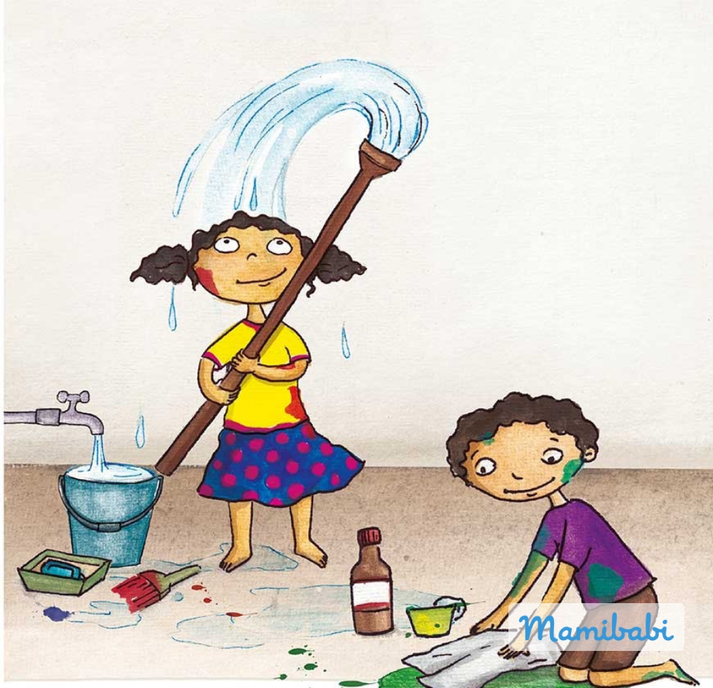 Truyện Ehon - Truyện tranh thai giáo: Những thợ sơn tí hon