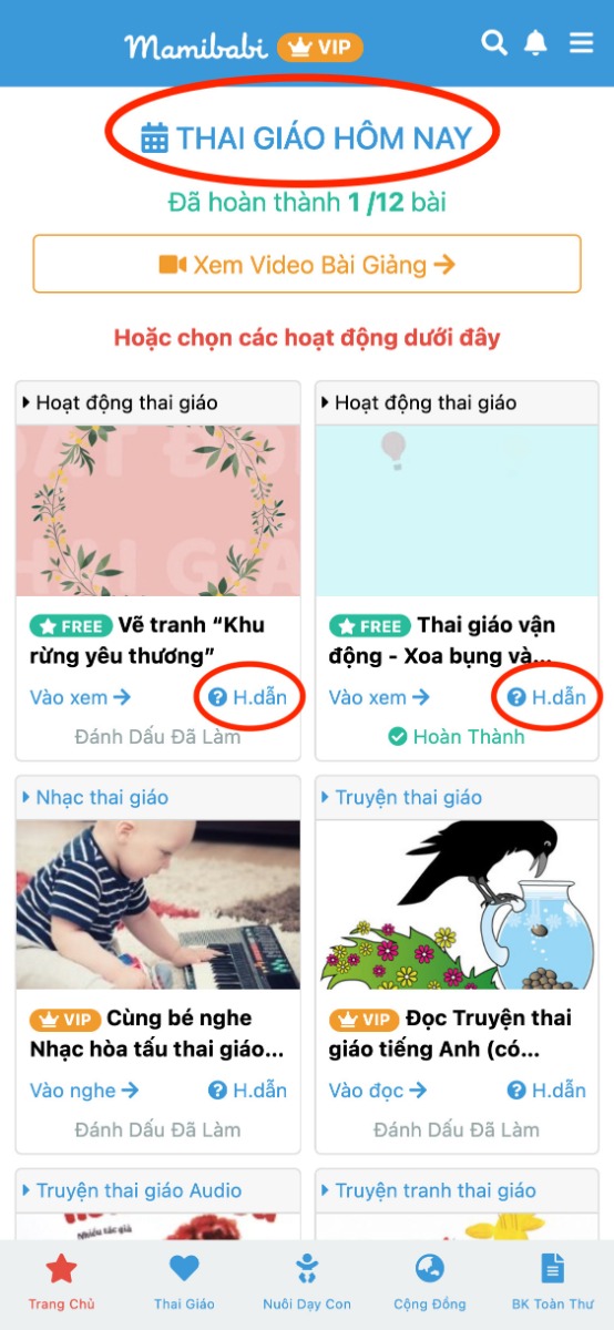 CÓ NHỮNG CÁCH THAI GIÁO NÀO? PHẦN 1: THAI GIÁO TRỰC TIẾP
Đọc thêm:
- Thai giáo là gì? Https://mamibabi.com.vn/r/875403
- Bắt đầu thai giáo như thế nào? Https://mamibabi.com.vn/r/571946

Các mẹ có ai từng xem bộ phim Hồi đáp 1988 (Reply 1988) không ạ? Trong phim có 1 tình tiết thú vị: mẹ của nhân vật chính Sung Duk-sun rất bực mình vì chồng mình thường xuyên mang tiền giúp đỡ người khác dù gia đình không hề khá giả. 

Một hôm khi chồng đi làm về, bà hỏi chồng hôm nay lại mang tiền giúp ai vậy? Người chồng nói rằng ông giúp một người bạn đang bán hàng nhưng có cuộc sống rất khó khăn, ông mua ủng hộ người bạn đó. Người vợ hỏi ông là mặt hàng gì, ông trả lời đó là băng nhạc dành cho... BÀ BẦU VÀ THAI NHI.

Trong khi thai giáo mới chỉ phổ biến ở Việt Nam trong vài năm trở lại đây thì từ năm 1988, Hàn Quốc đã sản xuất những băng nhạc chuyên cho mẹ bầu. Thai giáo âm nhạc là một cách thai giáo hiệu quả và dễ làm nhất, nên được thực hiện hàng ngày. Đây chính là hình thức thai giáo trực tiếp đầu tiên mình muốn giới thiệu tới các mẹ.

Có thể xếp các hoạt động thai giáo vào 2 loại: Trực tiếp và Gián tiếp, trong bài này sẽ nói về thai giáo trực tiếp. Mẹ hiểu đơn giản, bất cứ hành động nào của bố mẹ có tác động trực tiếp lên thai nhi đều sẽ được gọi là thai giáo trực tiếp. 

Một số cách thai giáo trực tiếp bao gồm: 

- Thai giáo âm nhạc (cho thai nhi nghe nhạc, bố mẹ hát cho bé nghe): Đây là hình thức thai giáo trực tiếp dễ làm và cũng được nhiều mẹ biết đến nhất. Khi nghe bài quen thuộc, thai nhi đạp tỏ ra sự thích thú hoặc khi nghe nhạc quá to, thai nhi đạp mạnh bày tỏ sự khó chịu, có khi còn gò cứng hoặc đạp nhiều, nhất là với thai to ở giai đoạn sau thai kỳ.
 
- Thai giáo vận động/ thai giáo xúc giác: bố mẹ dùng lực tác động trực tiếp đến thai nhi. Có nhiều cách để thai giáo vận động: massage, chơi trò ấn đẩy, chơi trò kiến bò, Haptonomy, thai giáo ánh sáng… Mamibabi có hướng dẫn cụ thể từng hoạt động thai giáo theo từng ngày mang thai, mỗi ngày nên làm các hoạt động nào, mẹ chỉ cần mở app và làm theo mục Thai giáo hôm nay.
 
- Thai giáo ngôn ngữ: kể chuyện, đọc sách, trò chuyện với thai nhi, nghe giọng bố mẹ bé sẽ thấy vui và đạp vào bụng mẹ. Sau này khi ra đời, bé đã quen với giọng của bố mẹ.

MỘT SỐ THẮC MẮC HAY ĐƯỢC CÁC MẸ HỎI?

1. Nên thai giáo trực tiếp từ khi nào? 

Ngay khi biết mình có thai. 2 cách đơn giản nhất là nghe nhạc và trò chuyện với thai nhi bằng những ngôn từ yêu thương. Thai giáo vận động chỉ nên làm khi đã qua 3 tháng đầu tiên của thai kỳ.

2. Mỗi ngày nên thai giáo bao nhiêu phút, có cần cố định thời gian ko?

Mỗi ngày nên dành ít nhất 10 phút, nên dành thêm nếu có nhiều thời gian hơn. Có thể thai giáo nhiều lần trong ngày, mỗi lần 1 ít, chứ ko cần làm liền 1 lần. Thời gian cố định được là tốt nhất vì sẽ tạo thói quen cho thai nhi (ví dụ đều đặn 9h tối hàng ngày khi mẹ nghỉ ngơi rảnh rỗi), nhưng nếu ko thể cố định đc thì cũng ko sao cả, hãy tranh thủ khi rảnh rỗi, nhớ làm đều hàng ngày, đừng bỏ lỡ ngày nào là đc.
 
3. Có cần đợi tới khi thai phát triển các giác quan mới thai giáo trực tiếp ko?

Không, thai giáo tốt cho cả mẹ và bé, hãy thai giáo để mẹ có tinh thần tốt và giảm triệu chứng ốm nghén. Hơn nữa, những tác động tốt từ bên ngoài như âm nhạc, lời nói yêu thương sẽ giúp tạo môi trường nước ối lý tưởng, tạo năng lượng chữa lành và thai nhi phát triển khỏe mạnh hơn. 

4. Thai giáo ánh sáng là gì?

Thai giáo ánh sáng giúp phát triển thị giác cho thai nhi, đây là hoạt động thai giáo rất thú vị nhưng ko áp dụng đc sớm. Thời điểm lý tưởng nhất để áp dụng là tuần 27 - 28 (tháng thứ 7). 

Lúc này mắt thai nhi đã đóng mở đc, con nhìn được các luồng sáng bên ngoài thông qua bụng mẹ. Con cũng thấy được sự khác nhau giữa ánh sáng và bóng tối. Mẹ đi dạo ngoài trời nắng con cũng cảm nhận đc ánh sáng mặt trời, mặc dù tất cả mọi thứ con nhìn đều mờ chứ ko rõ nét như người lớn. 

Thai giáo ánh sáng chính là 1 trong các phương pháp thai giáo vận động. Mẹ có thể dùng ngay đèn flash của điện thoại chiếu vào bụng và đợi để con đạp hoặc di chuyển tới vị trí đó. Mỗi lần mẹ nên thai giáo ánh sáng 3-5 phút, ko nên làm quá nhiều tránh con mệt và chán. Mình sẽ có bài viết chia sẻ riêng về hoạt động này.

---

Trên đây là giới thiệu sơ lược của mình về các hình thức thai giáo trực tiếp, các mẹ nếu có thời gian có thể tìm hiểu thêm về từng hoạt động qua các bài viết trên Mamibabi. 

Nếu muốn tiết kiệm thời gian, mẹ chỉ cần mở app Mamibabi mỗi ngày và làm theo các hoạt động đã được lên lịch sẵn theo lộ trình từng ngày mang thai, từ ngày đầu tiên tới lúc sinh. Mỗi hoạt động đều có hướng dẫn cụ thể, chi tiết và rất dễ thực hiện.

Chúc các mẹ thai giáo hiệu quả!

Thang Pham,
CEO Mamibabi