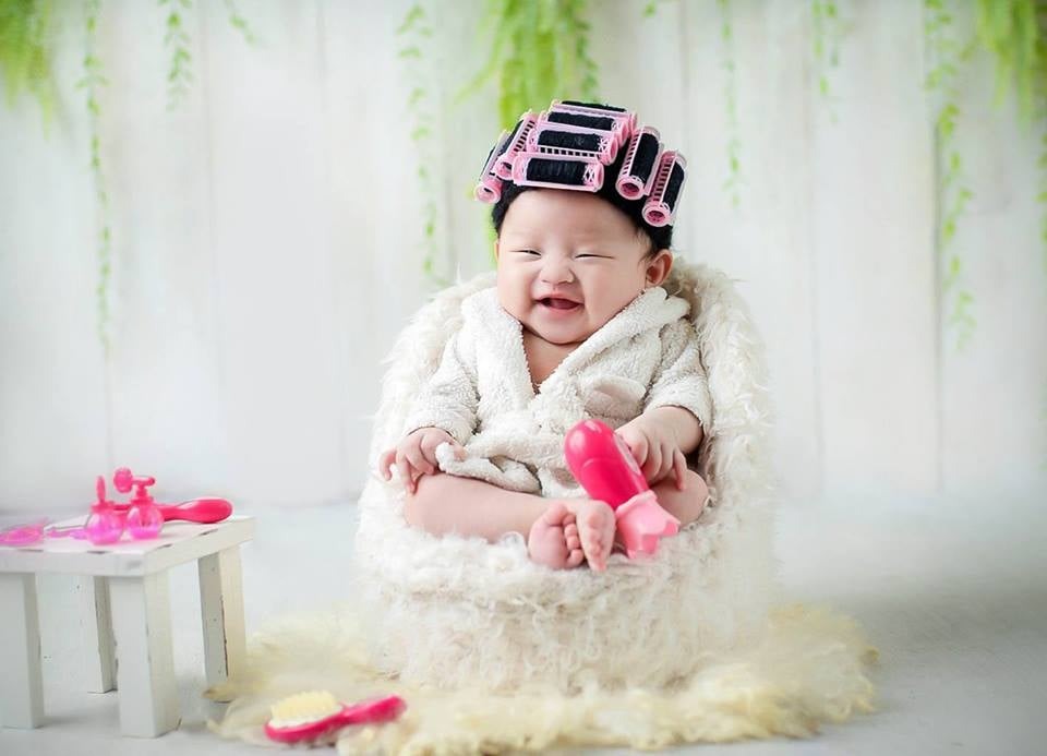 Ngắm ảnh các con đi các mẹ ơi, thai giáo mỹ thuật đấy ạ, ảnh em thuổng trên mạng thôi, cute quá