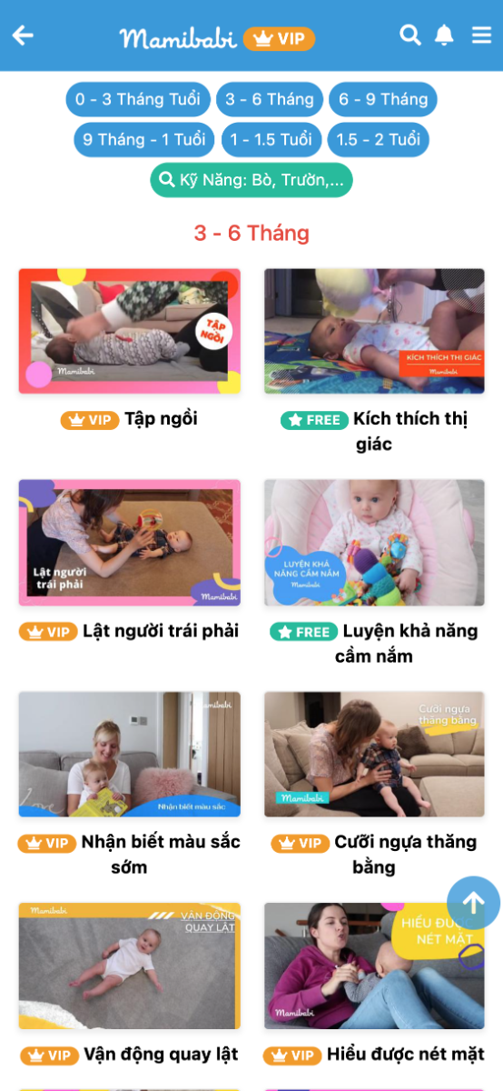 App hay dễ sợ luôn các mẹ ơi, đủ hết bài chơi cho con đến 2 tuổi. Trước giờ e tưởng chỉ có thai giáo 🤣🤣 E thích nhất ở điểm là các bài học này rất ngắn gọn, xem xong áp dụng đc ngay, ko có kiểu nói nói ngồi nghe mấy chục phút xong ko biết áp dụng cho con như thế nào. Tính ra như này lại rẻ quá, mua 1 lần dùng dc từ lúc bầu đến tận 2 tuổi, hợp lí quá mà.