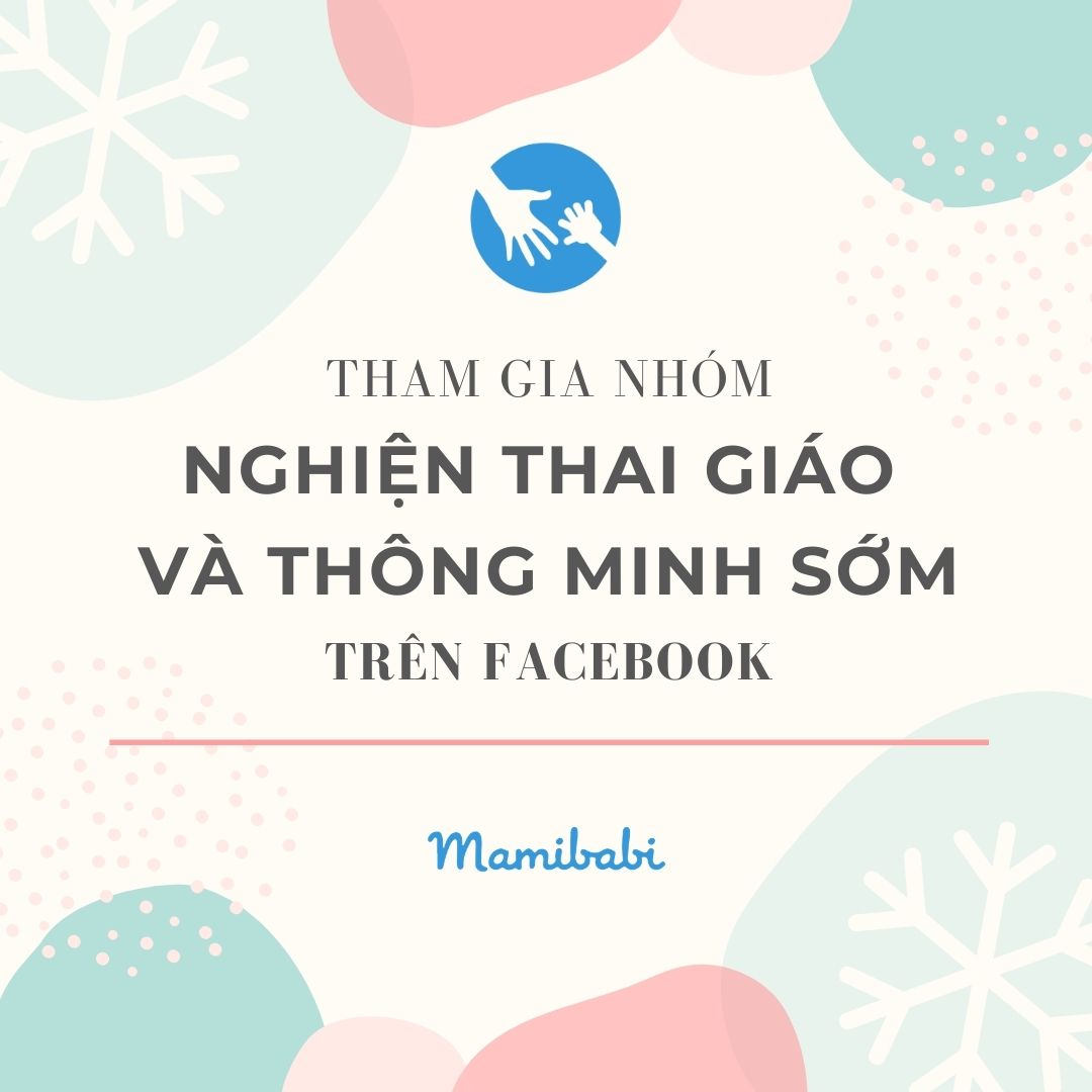 GIỚI THIỆU NHÓM FACEBOOK VỀ THAI GIÁO VÀ GIÁO DỤC SỚM MAMIBABI

https://www.facebook.com/groups/421084048631506

Thân gửi các mom,

Theo đề nghị của nhiều mom thì Mamibabi sẽ tạo thêm group Facebook này để thêm một kênh giúp các mom có thể cập nhật những chia sẻ về Thai giáo và Giáo dục sớm cho bé.

Nhóm sẽ thường xuyên chia sẻ các bài, video, hoạt động để mẹ Thai giáo và Giáo dục sớm hiệu quả cho các bé bằng các hoạt động chỉ từ 5-10 phút/ngày.

Mời mọi người cùng tham gia nhóm nhé: https://www.facebook.com/groups/421084048631506

Trân trọng,
Mamibabi Team.