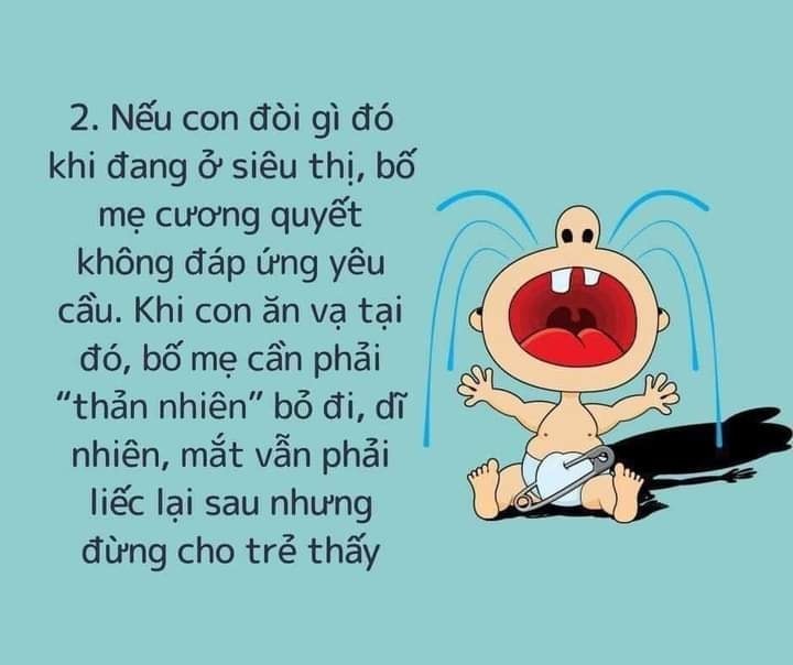 CHA MẸ LÀM GÌ KHI CON ĂN VẠ
DƯỚI ĐÂY LÀ 1 SỐ CÁCH XỬ LÝ CHA MẸ NHÉ!