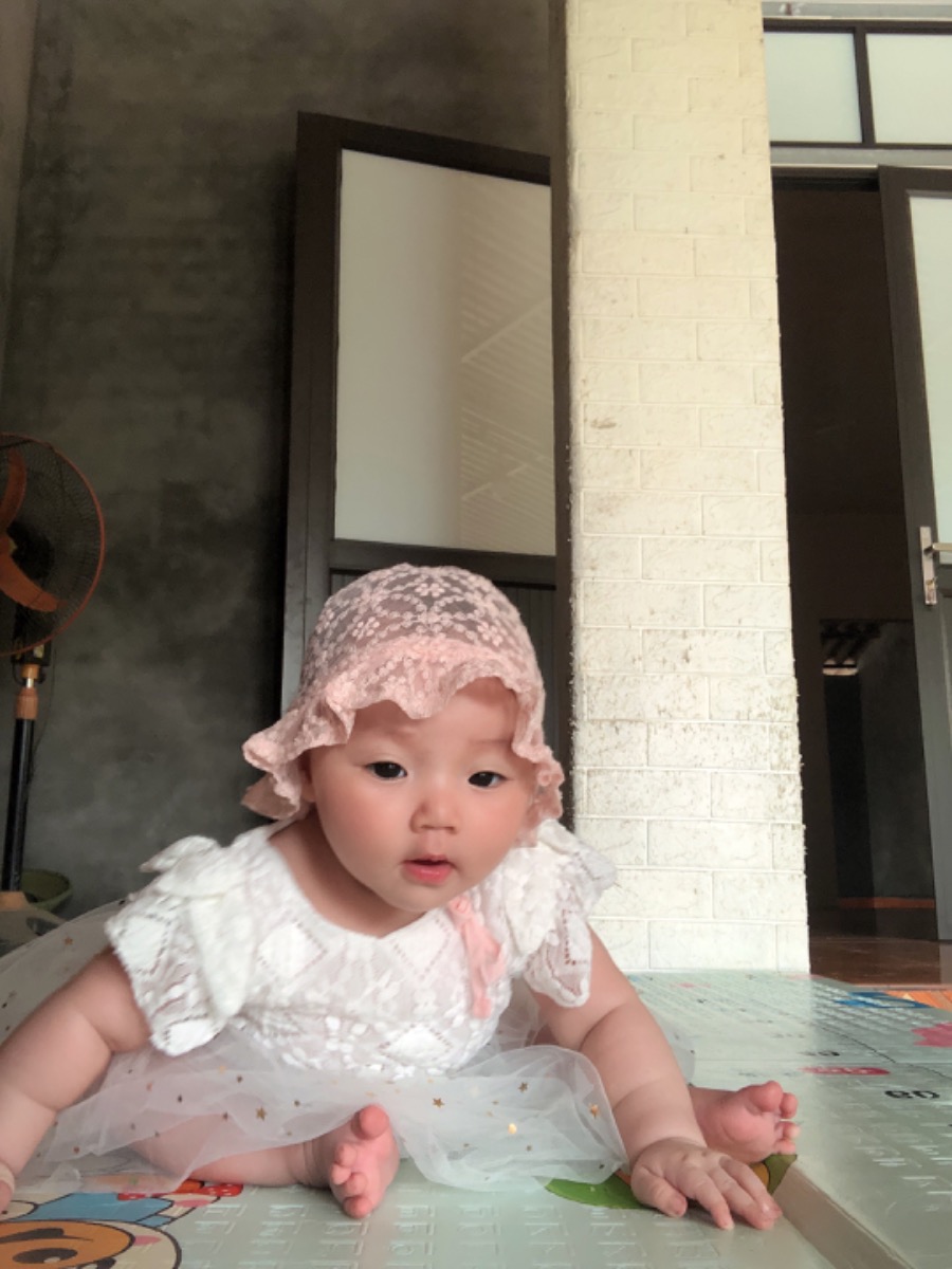 Mong con khoẻ mạnh và hạnh phúc công chúa 🐙 của mẹ 4m6d❤️❤️❤️❤️