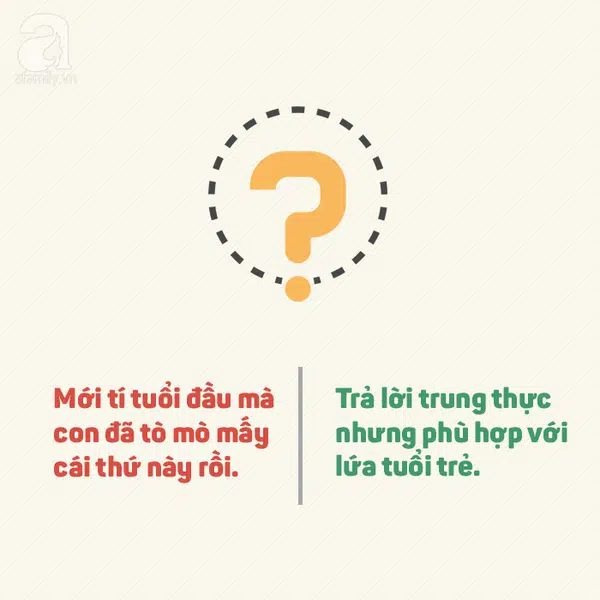 Bố mẹ nên nói với trẻ như thế nào?