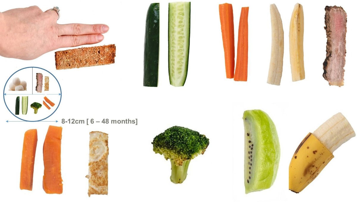 ĂN DẶM TỰ CHỈ HUY (BLW)
Nhiều cha mẹ băn khoăn về hình dạng thức ăn nên như thế nào, lượng ăn bao nhiêu là đủ, ăn bao nhiêu lần trong ngày. độ tuổi nên giới thiệu, kết hợp BLW với đút muỗng được không, tương tác với bé như thế nào khi ăn BLW.

1. Hình dạng thức ăn như thế nào?
(Các bạn có thể xem hình đính kèm)
Cách cắt thức ăn BLW cần đơn giản và cẩn thận là được.
Độ dài - độ rộng bằng 2 ngón tay của bạn để giúp trẻ cầm nắm khi ăn.
Các thức ăn có dạng tròn nhỏ như nho, trái dâu ... thì bạn nên cắt làm đôi.
Bắt đầu với thịt nạt cho bé làm quen trước, sau đó tăng dần lượng mỡ và mô liên kết khi bé ăn tốt.

2. Lượng ăn bao nhiêu 1 bữa là đủ? Bao nhiêu lần/ngày?
(Xem hình đính kèm)
Dùng 1 chiếc dĩa đường kính 8-12 cm, độ sâu tầm 2-3 cm, dùng cho bé từ 6 -36 tháng tuổi.
Phân bố 3 nhóm chính vào dĩa, đừng quá chặt, để không gian để trẻ bốc:
Nhóm 1: cơm, bún, nui, mì, bánh mì (1/4 dĩa) (không nhiều hơn 2 loại)
Nhóm 2: thịt, cá, trứng, phô mai (1/4 dĩa) (ít nhất 2 loại)
Nhóm 3: Rau củ quả (1/2 dĩa) (ít nhất 2 loại rau 1 củ/quả)
Phân bố này cho phép bé có không gian bốc và gặm nhấm.
Nên 3 bữa 1 ngày là được.

3. Kết hợp BLW với đút muỗng được không?
Một số cha mẹ cho bé đút muỗng trước khi BLW hoặc song song BLW với đút muỗng, tất cả đều được. Tuy nhiên có 1 vài điều lưu ý:
a. Bữa ăn đút muỗng và BLW chia ra và riêng biệt. Đút muỗng vào bữa chiều và BLW ở bữa còn lại.
b. Thức ăn cho BLW và đút muỗng không cần khác biệt các bữa.

4. Tuổi giới thiệu BLW?
Khi trẻ có thể ngồi được, mà không cần vịn, thường tầm từ 6 tháng tuổi.

5. Mẹ cần kỹ thuật gì để cho bé ăn BLW?
Người mẹ không cần kỹ thuật nào đặc biệt, chỉ cần biết cơ bản về nấu ăn như:
a. Hấp rau củ. Tùy vào mỗi trẻ mà độ cứng rau củ sau hấp khác nhau. Bạn sẽ nhận biết dần sau vài bữa. Dùng ngón áp út để ấn thử độ cứng của rau củ hấp.
b. Xoe viên và xếp hình, phối màu: Phối màu đối với BLW sẽ hữu dụng khi trẻ từ 10-20 tháng do nhận thức về màu sắc trẻ phát triển. Dùng tông màu tươi là được khuyên. Chủ đạo màu nóng như vàng, cam, xanh lá.
Xếp hình là cần thiết khi trẻ từ 20-48 tháng, các hình đơn giản như mặt cười, chiếc xe, cái cầu sẽ gây nhiều hứng thú với bé
Xoe viên cơm, thịt, cá phủ mè là thích hợp cho trẻ từ 9-36 tháng để tăng cảm giác ở tay của trẻ.

6.Cách tương tác với bé khi ăn theo BLW
Đây là 1 phần đặc biệt của BLW. Nếu thiếu vai trò này thì quá trình ăn theo BLW của bé rất dễ nhàm chán. Cách tương tác gây tăng chú ý lên thức ăn là một tương tác cơ bản để trẻ hứng thú với BLW và bài học hành vi tự ăn của trẻ.
Để tăng chú ý với thức ăn, thay vì bạn nói: Con ăn cà rốt đi, màu cam nè. Bạn hãy làm khác đi, bốc cà rốt lên và cắn 1 miếng và nói: Mẹ ăn cà rốt nhé, con muốn thử không. Đây gọi là làm mẫu.
Một cách khác là đặt cà rốt vào tay trẻ, nhờ trẻ cho bạn ăn và trẻ cũng ăn. Đây gọi là hỗ trợ
Một cách khác là bạn cầm cà rốt và 1 miếng bí đỏ, bạn hỏi trẻ ăn cái nào trước. Đây gọi là lựa chọn.
Những ví dụ này cho bạn thấy nó như 1 hoạt động vui chơi với trẻ trên bàn ăn, gồm làm mẫu, hỗ trợ nhau, lựa chọn. Đó chính là hành vi trẻ cần học khi tự ăn 1 mình. Nó sẽ khác hoàn toàn so với đút muỗng.
Nếu bạn thay đổi thức ăn và bày trí cho giống BLW mà tương tác đơn thuần như đút muỗng thì càng làm BLW chán hơn với trẻ.

Bottom Line
Đừng làm công việc cho trẻ ăn của bạn trở nên bận rộn và phức tạp với nhiều nguyên tắc rườm rà, bạn cứ đơn giản, cụ thể và rõ ràng những bước làm. Tốt hơn là dành nhiều thời gian hơn trong tương tác với trẻ trong bữa ăn. Đó mới là điểm nhấn nằm ở BLW.