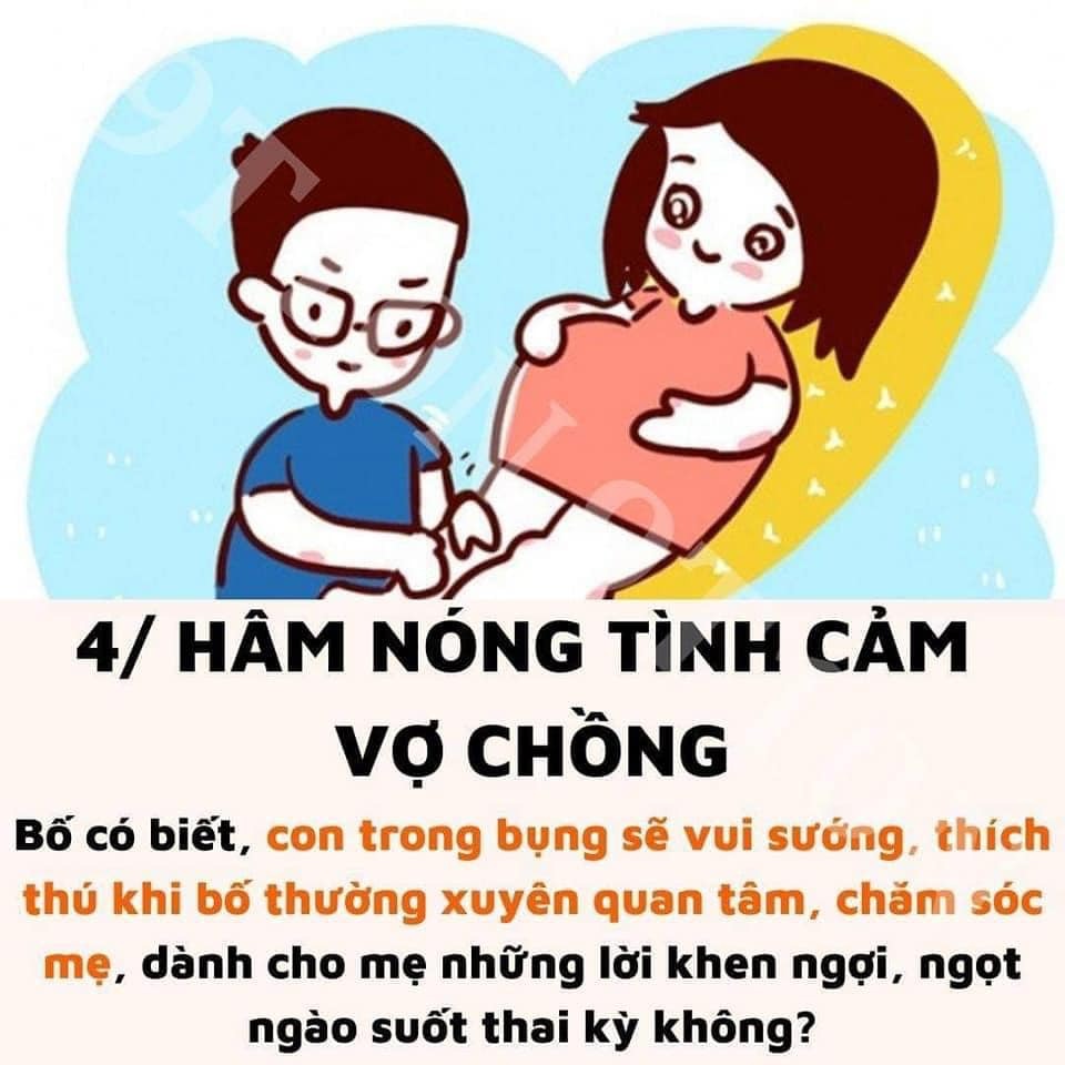 Gửi ngay cho các đức ông chồng các mẹ nhá!
Thai giáo là đây chứ đâu hihi
