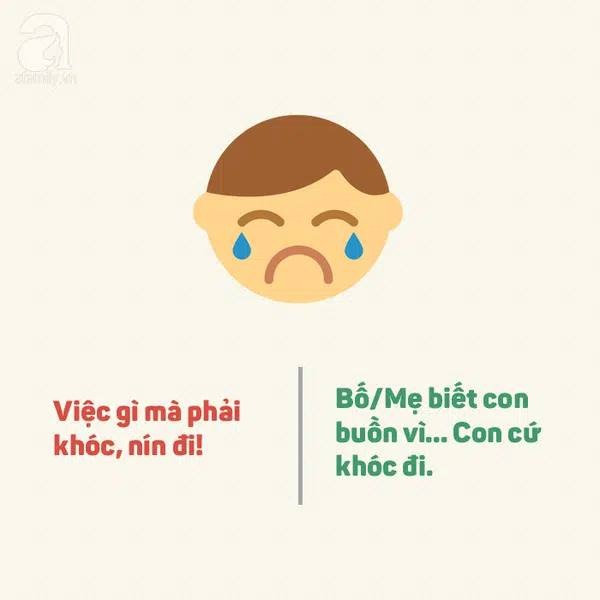 Bố mẹ nên nói với trẻ như thế nào?