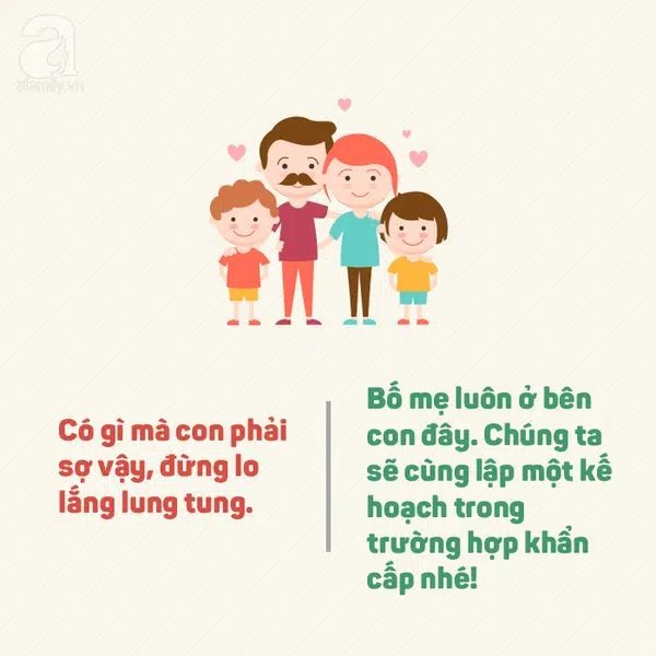 Bố mẹ nên nói với trẻ như thế nào?