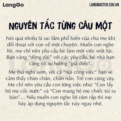 🏡 LỜI NÓI CHẲNG MẤT TIỀN MUA ... 😊
👉 Bố mẹ lưu về tránh bị trôi mất nha ^^